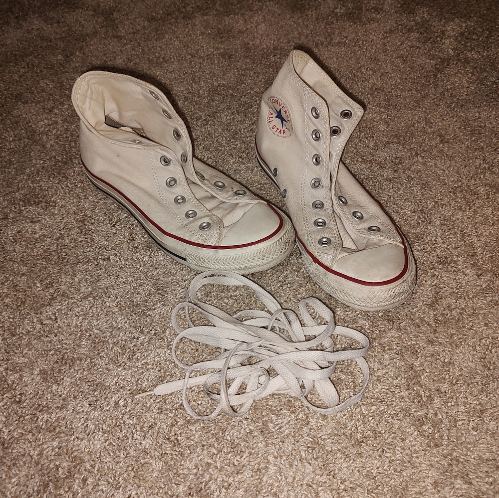 Dirty White Chucks Converse